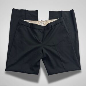 Black Chloé Fine Wool Straight Leg Trousers